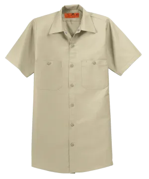 C1743M Mens Short Sleeve Industrial Work Shirt