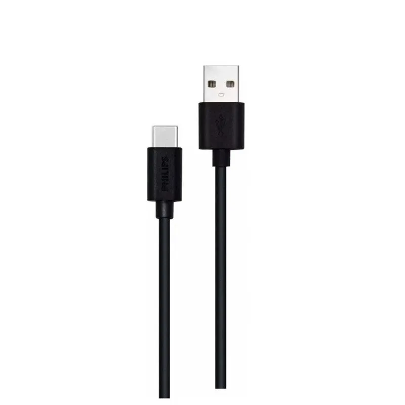 Cablu Date și Încărcare USB-A la USB-C, Lungime 1.2 m, Negru