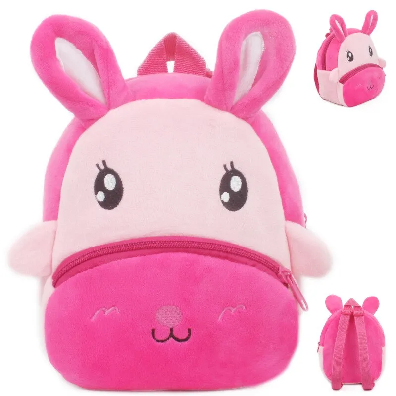 Cartoon Animal Plush Backpack