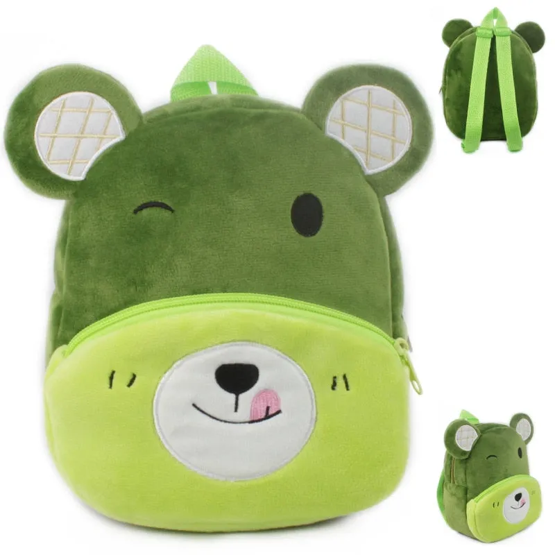 Cartoon Animal Plush Backpack