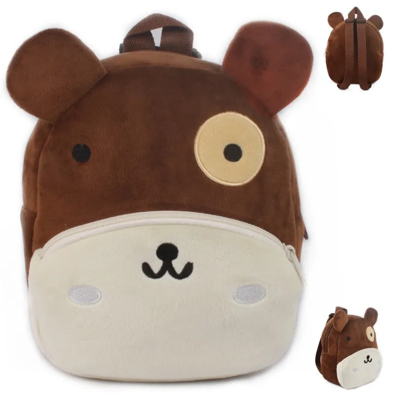 Cartoon Animal Plush Backpack
