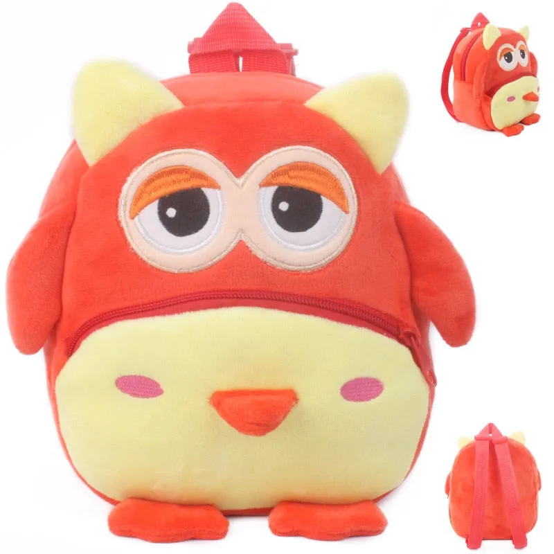 Cartoon Animal Plush Backpack