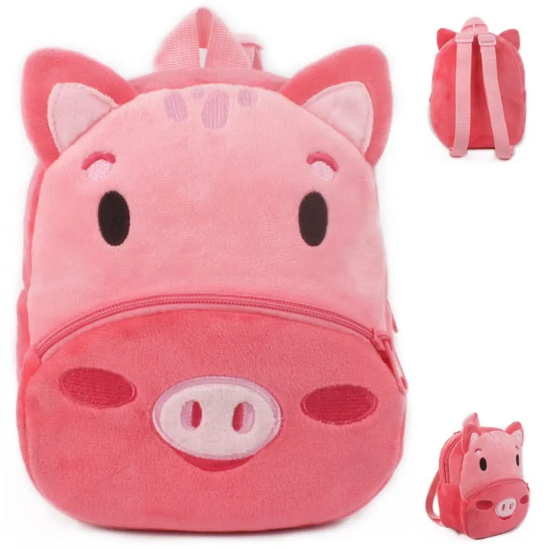 Cartoon Animal Plush Backpack
