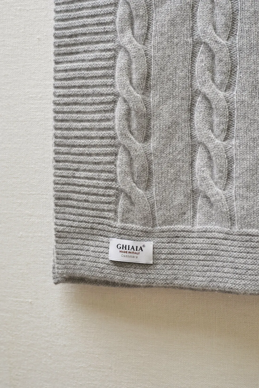 Casa Cashmere Treccia Cable Blanket
