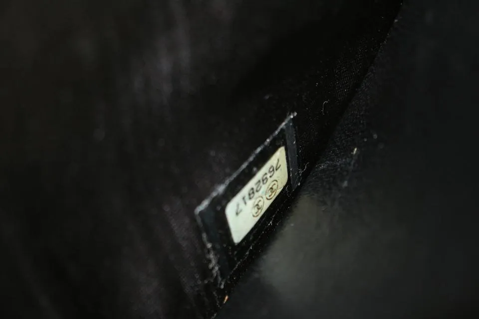 Chanel Black Caviar CC Logo Timeless Wallet on Chain WOC 61cz63s