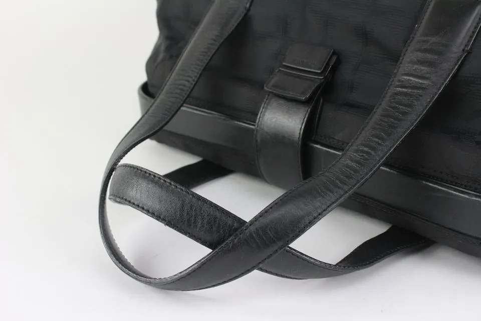 Chanel Black New Line Travel Bag with Shoe Compartment 122c18