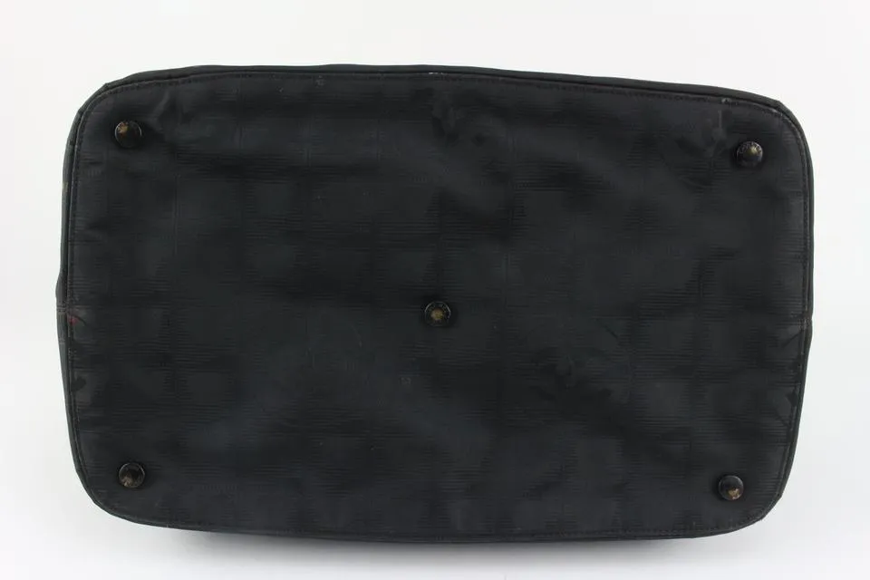 Chanel Black New Line Travel Bag with Shoe Compartment 122c18