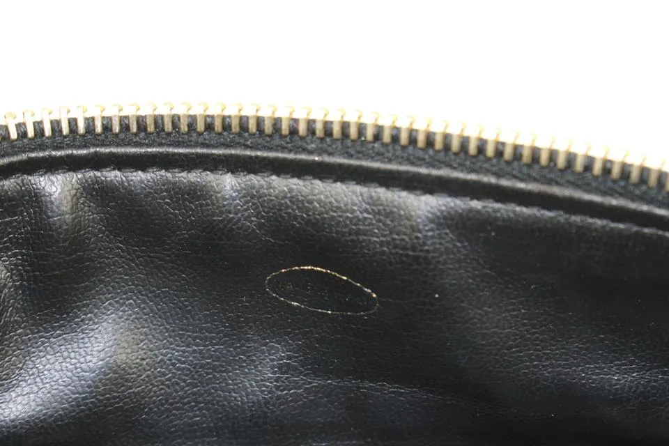 Chanel Black Quilted Lambskin Horizontal Vanity Case 20ck324s