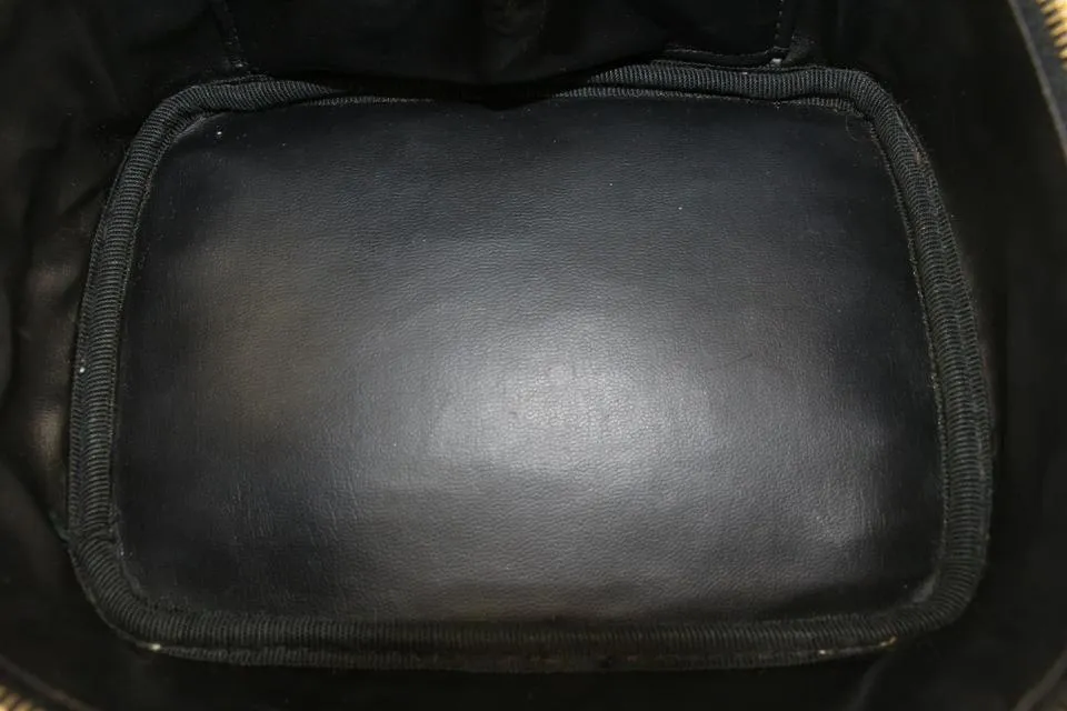 Chanel Black Quilted Lambskin Horizontal Vanity Case 20ck324s