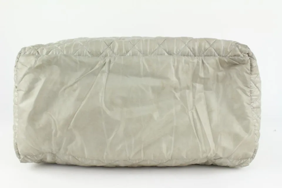 Chanel Grey Quilted Nylon Cocoon Tote Bag 1115c8