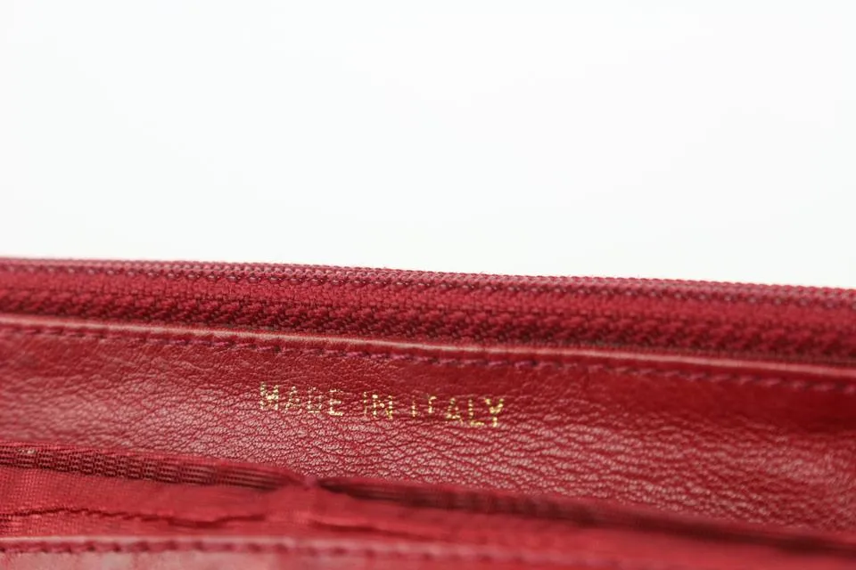 Chanel Red Caviar CC Logo Timeless Wallet 128c47