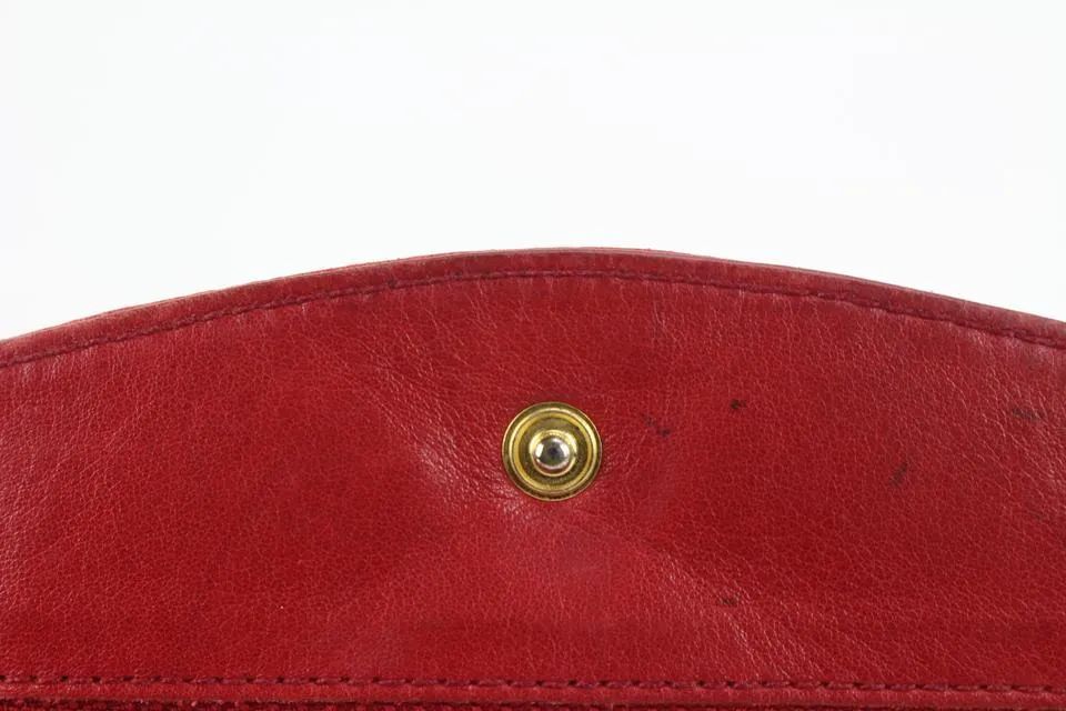 Chanel Red Caviar CC Logo Timeless Wallet 128c47
