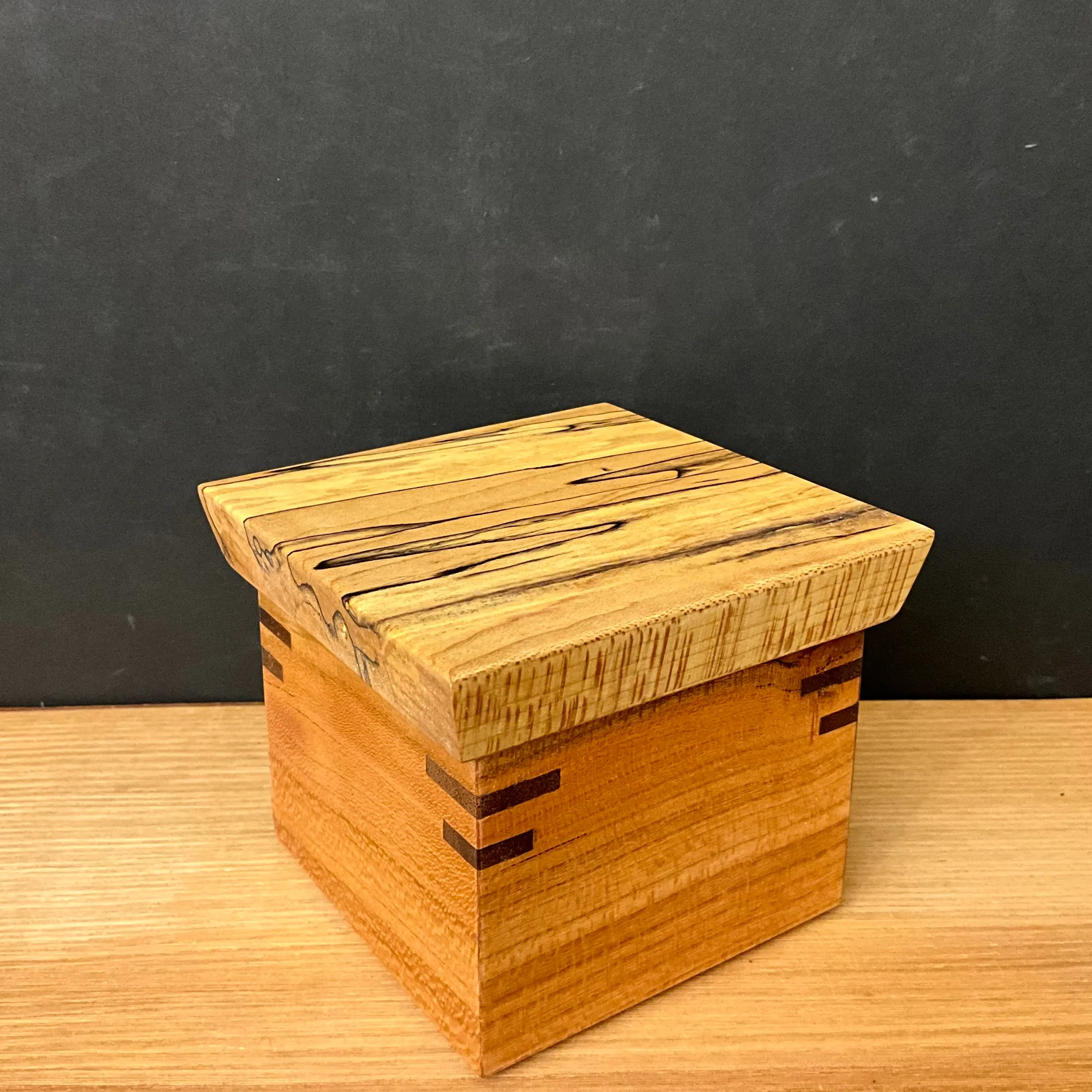 Cherry & Spalted Maple Box #2512