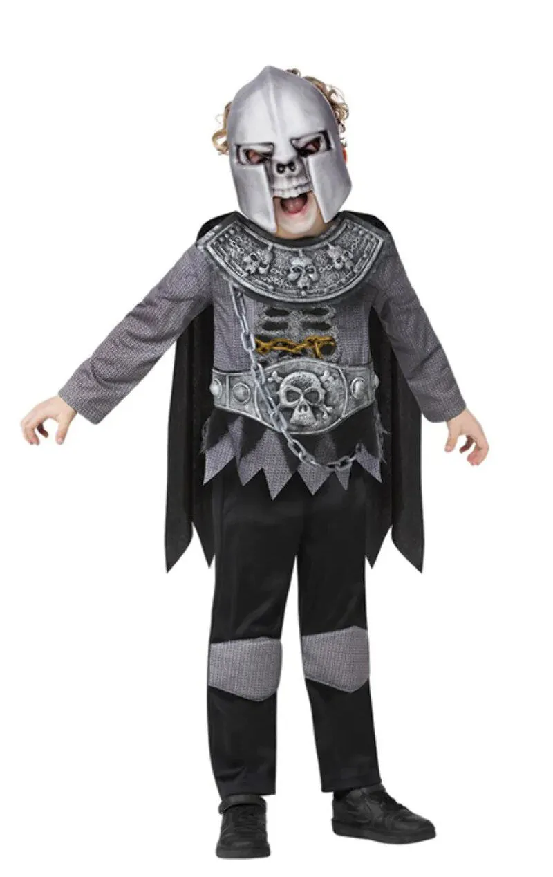 Childrens Deluxe Skeleton Knight Costume