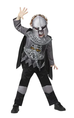 Childrens Deluxe Skeleton Knight Costume