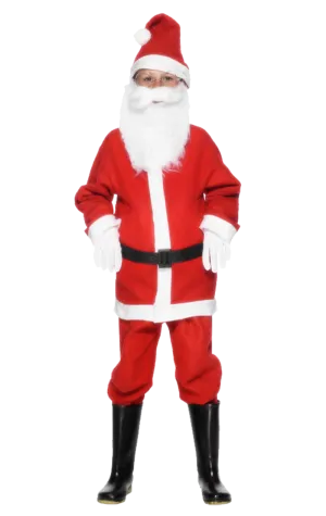 Childrens Santa Boy Costume