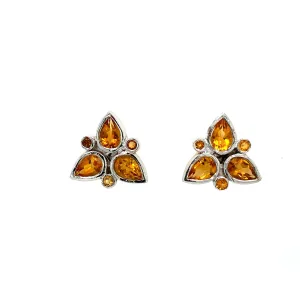 Citrine Earring in .925 Sterling Silver - KST 5148