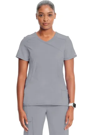 Classics 2625A Mock Wrap Top Grey