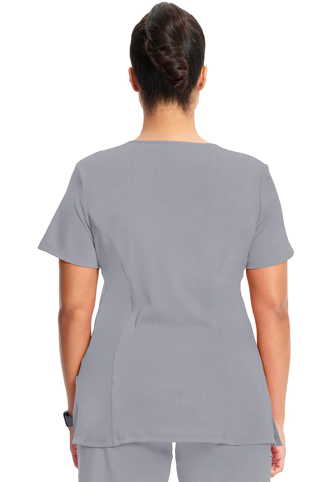 Classics 2625A Mock Wrap Top Grey