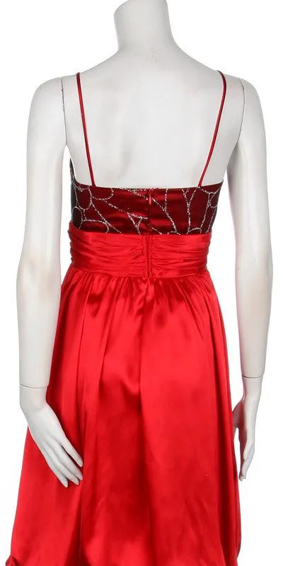 CLEARANCE - Juliet 2117 Short Knee Length Bubble Skirt Semi-Formal Dress