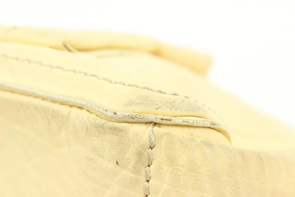 Céline Cream Leather Boogie Tote Bag 91ce39s