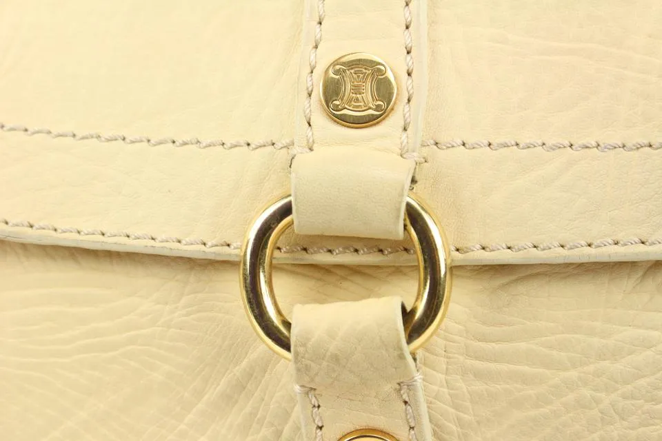 Céline Cream Leather Boogie Tote Bag 91ce39s