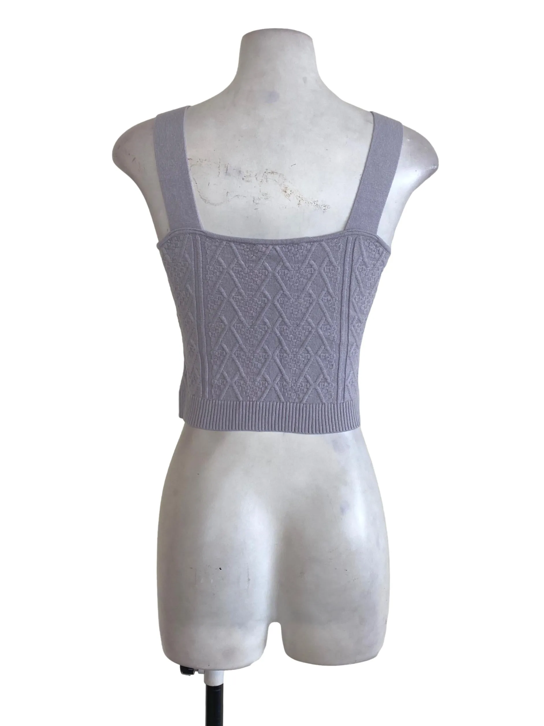 Cloud Knitted Sleeveless Top TCL