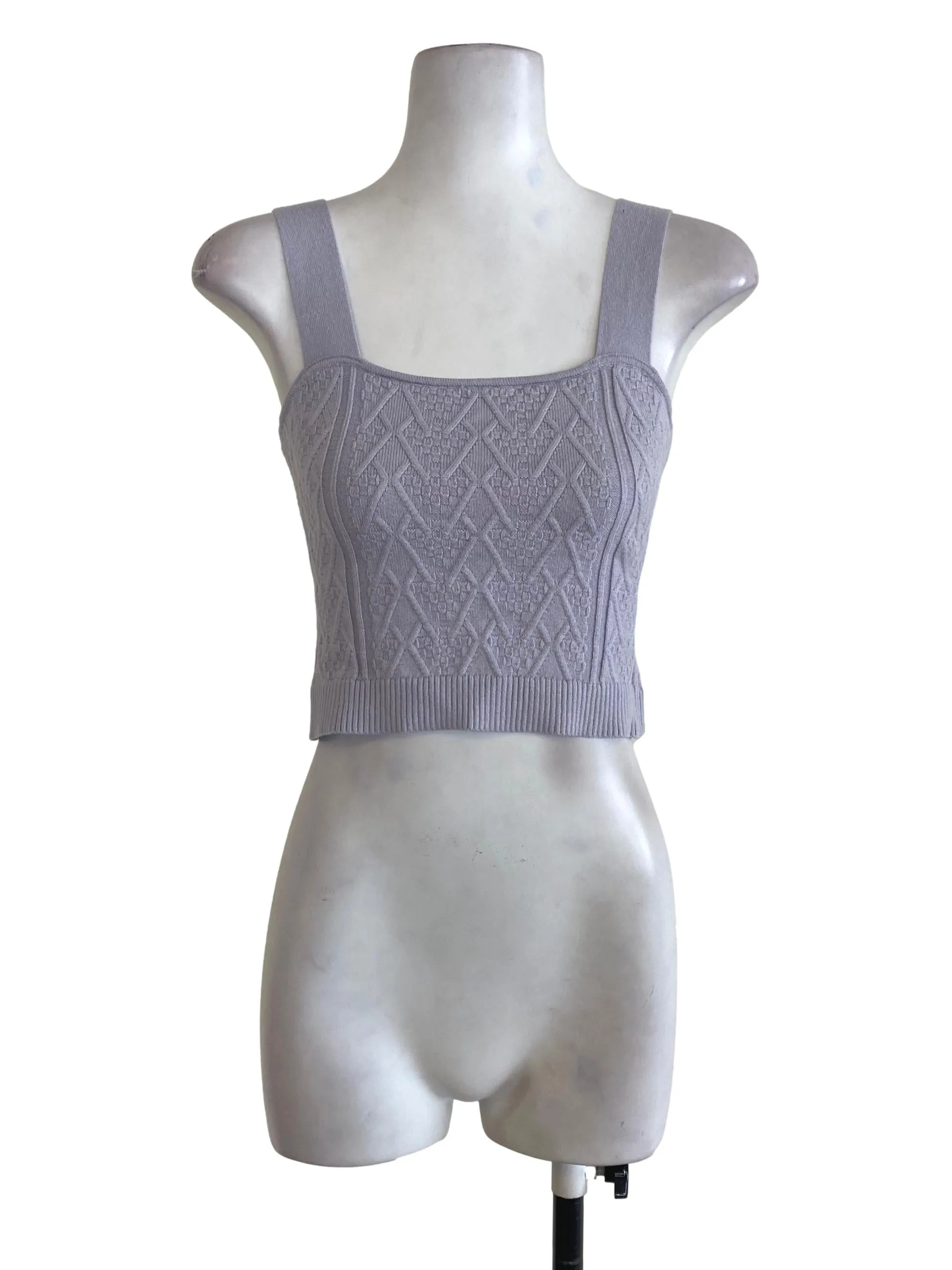 Cloud Knitted Sleeveless Top TCL