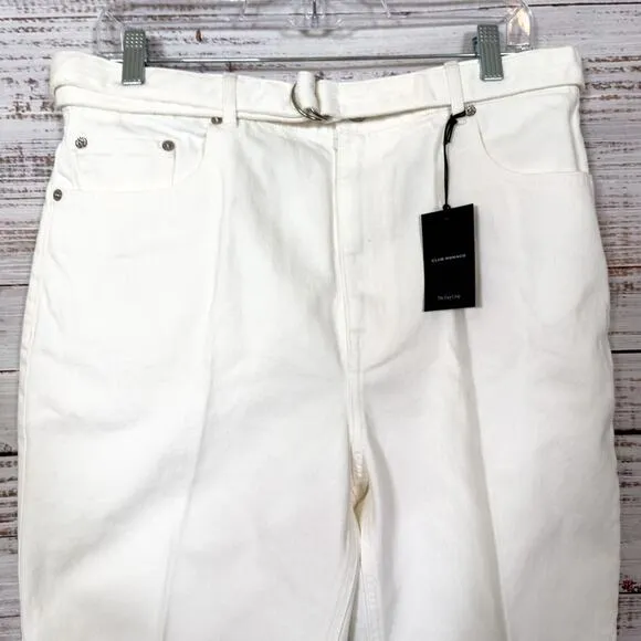 Club Monaco Ecru The Easy Crop Jeans, NWT, Size 31, MSRP $130