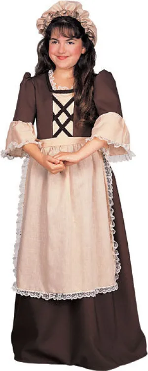 Colonial Girl Child Girl's Costume