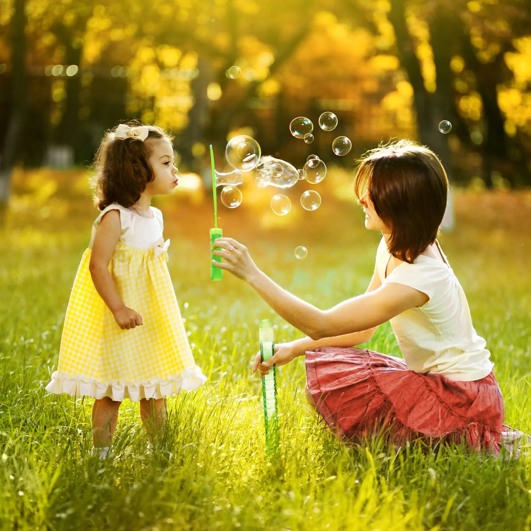 Colourful Bubble Wands