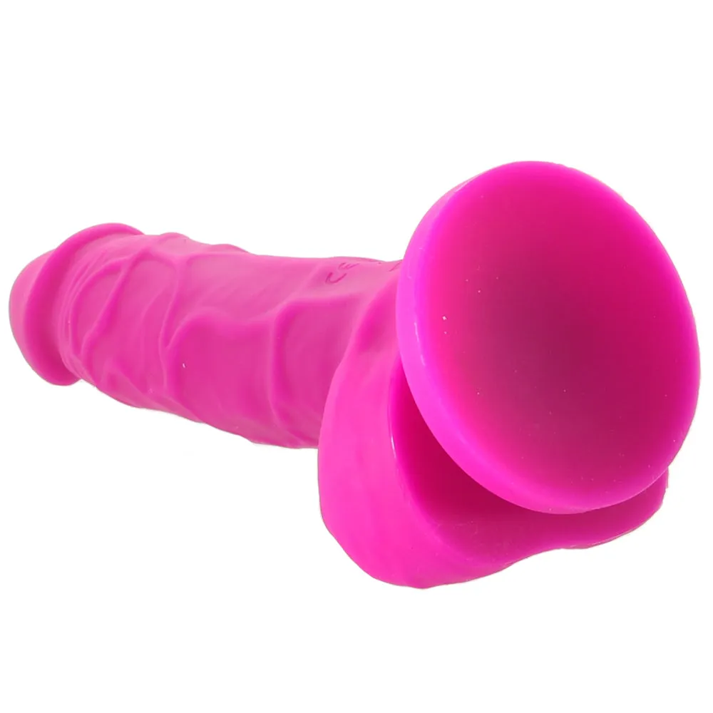 Colours Pleasures Vibrating 5" Dildo - Purple | Vibrator