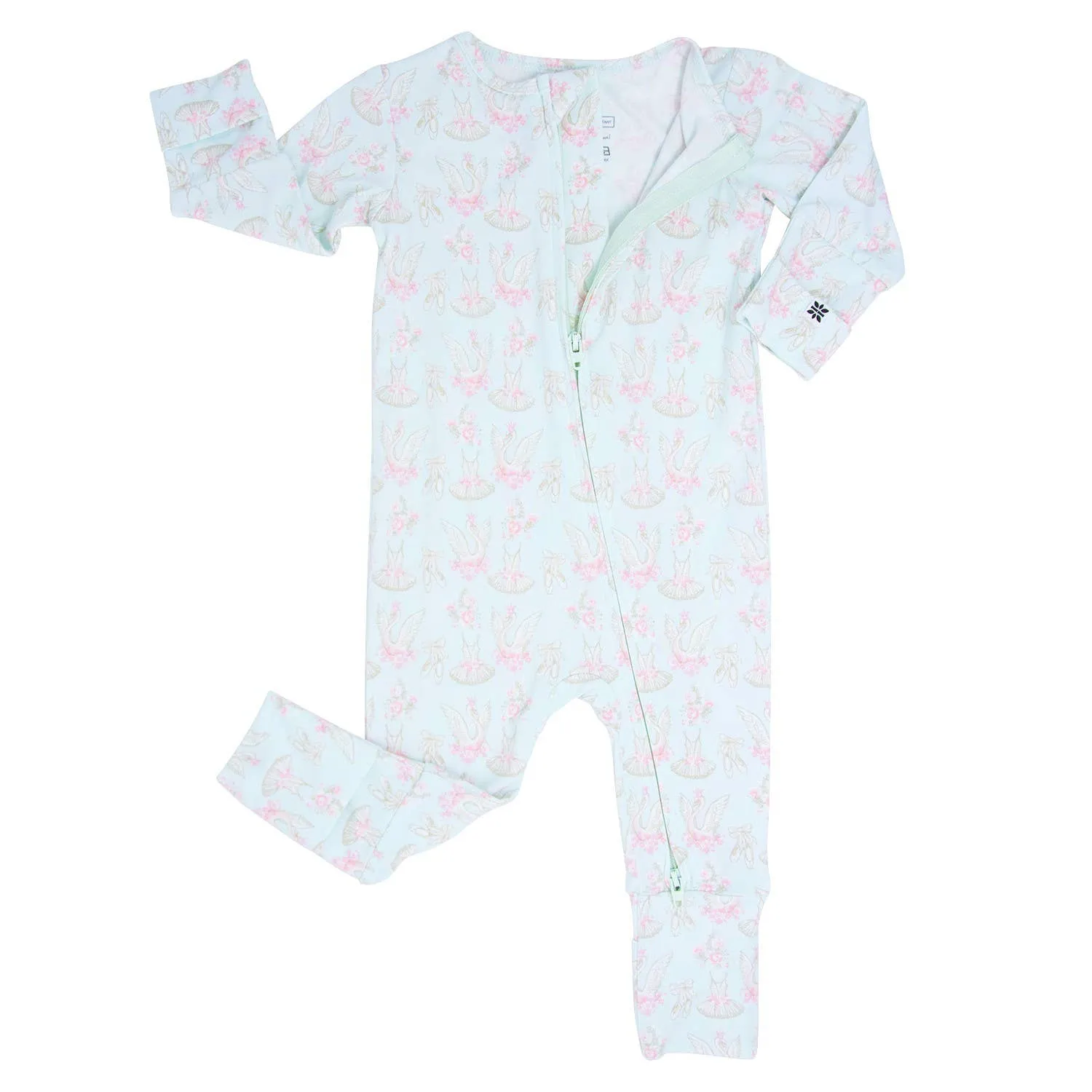 Convertible Romper - Dancing Swans