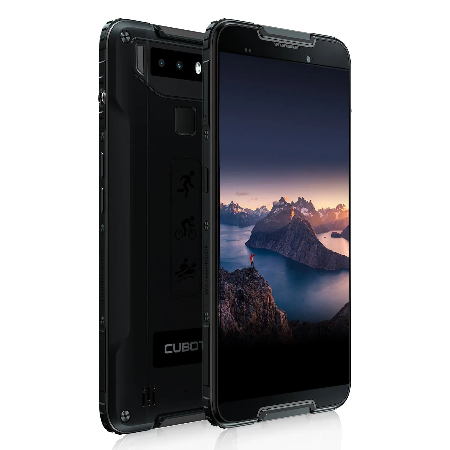 CUBOT Quest 5.5 inch 4G Sports Phablet Rugged Smartphone - Black 4 64G
