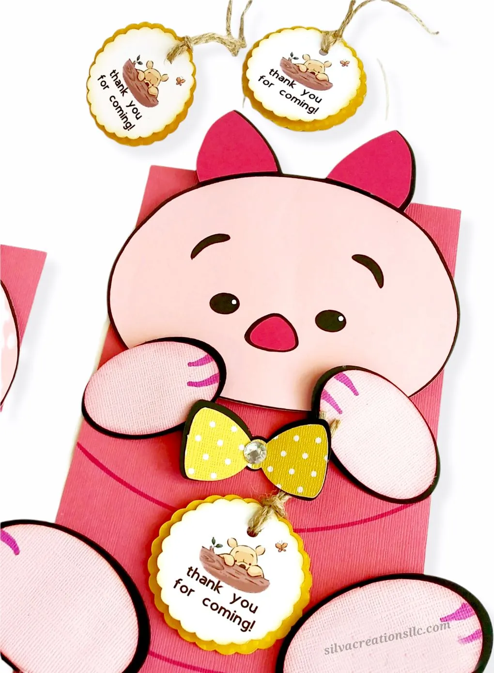 Custom Winnie the Pooh Themed Party Bags / 10 pcs.