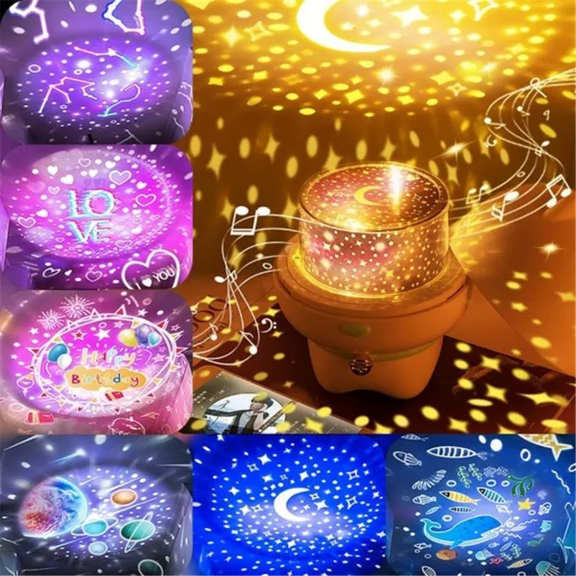 Cute pet projection lamp