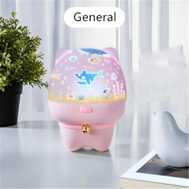 Cute pet projection lamp