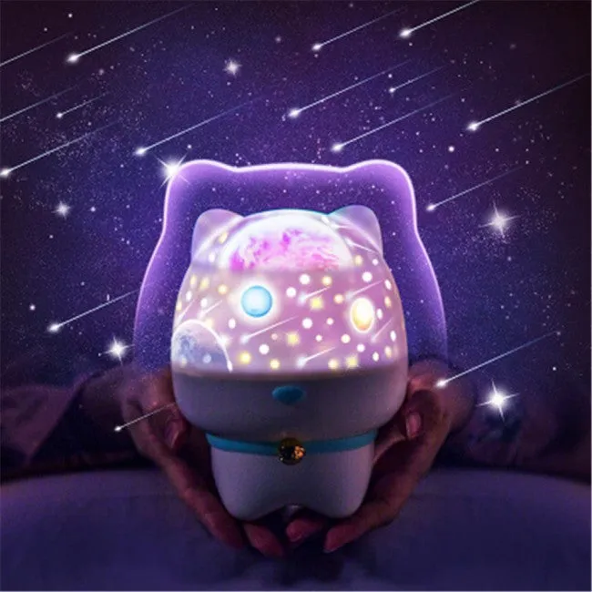 Cute pet projection lamp