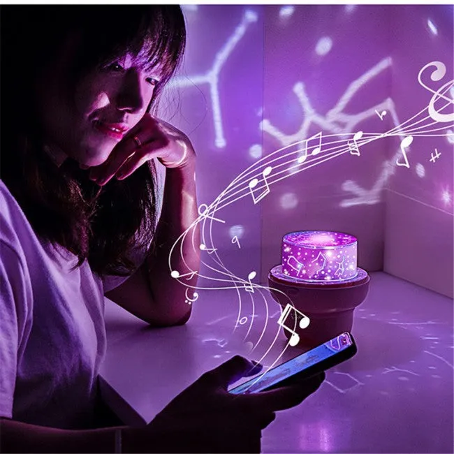 Cute pet projection lamp