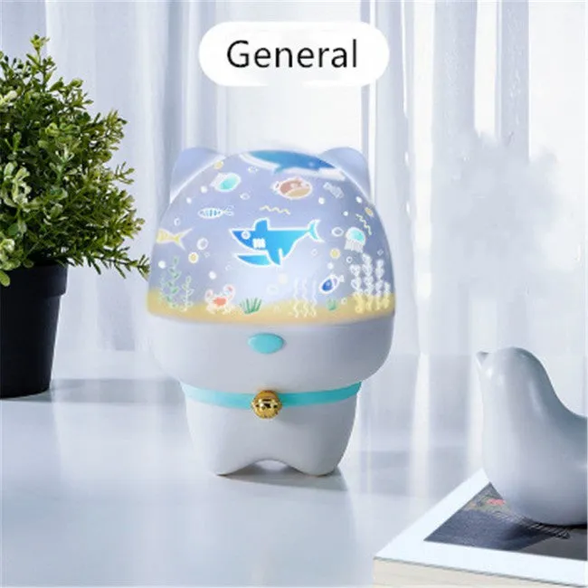 Cute pet projection lamp