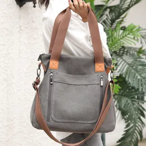 Cyflymder Luxury Cloth Handbags Women Bags Designer Handbags High Quality Canvas Shoulder Messenger Crossbody Bag Ladies Hand bag Purse