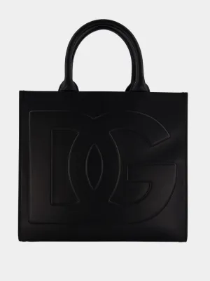 Daily Small Calfskin Shopper Bag