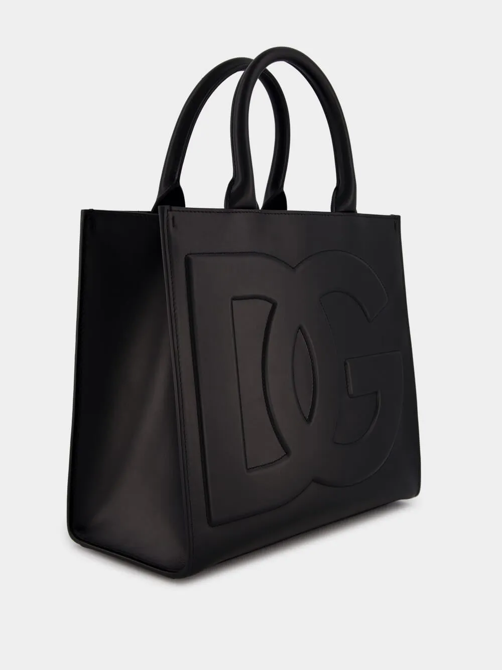 Daily Small Calfskin Shopper Bag