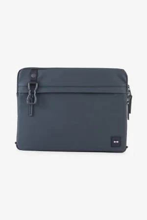 Dark blue rubber laptop sleeve