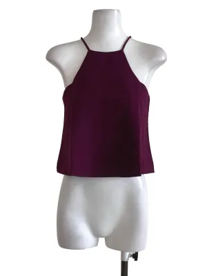 Deep Purple Sleeveless Top