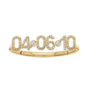 Diamond Date Ring