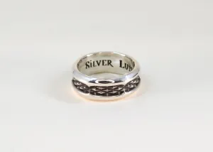 Diamond Hatch Band Ring
