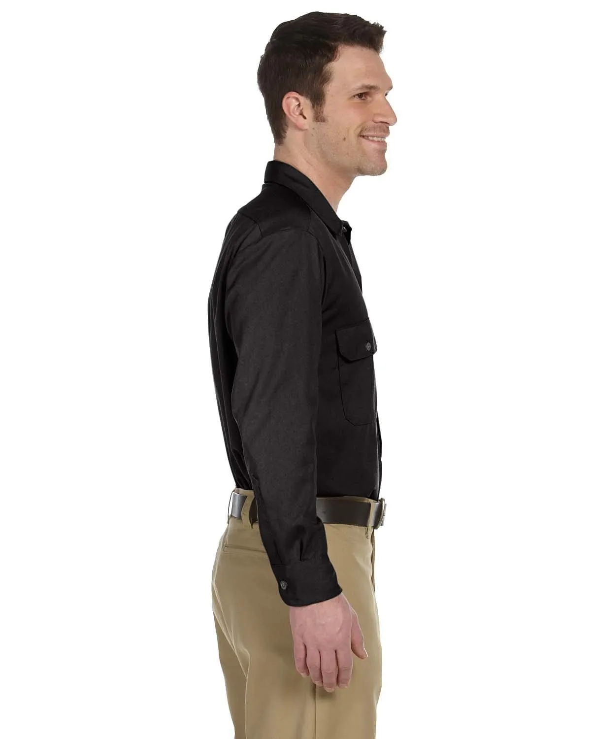 Dickies Long Sleeve Work Shirt | Black