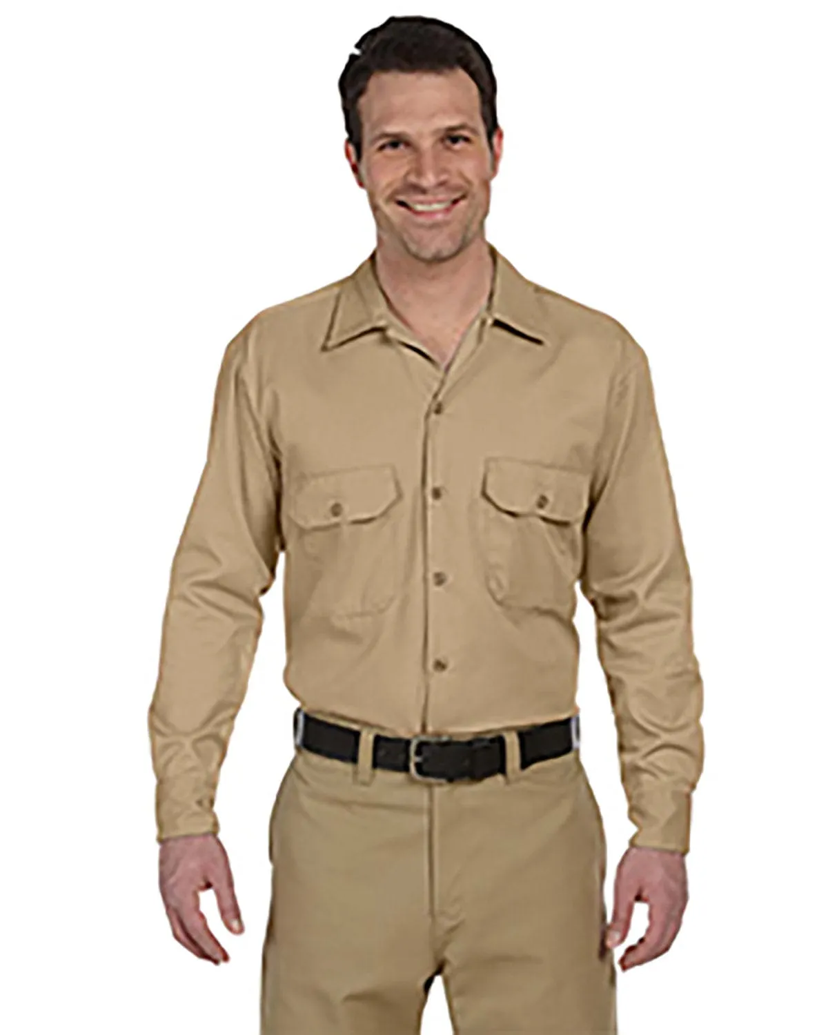 Dickies Long Sleeve Work Shirt | Desert Sand