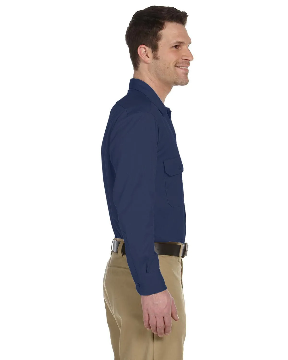 Dickies Long Sleeve Work Shirt | Navy